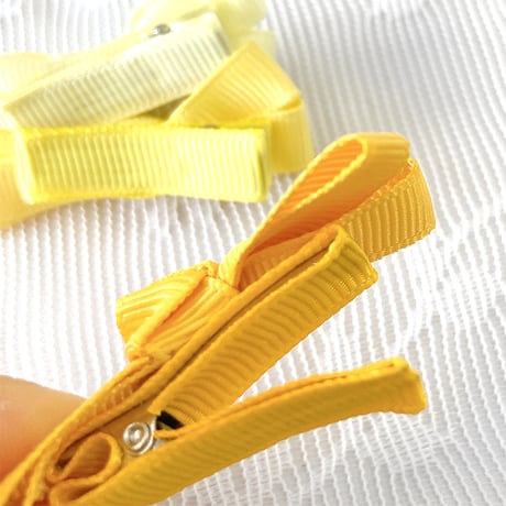 ミニリボンクリップ3色セット【推し活グッズ・ヘアメ・参戦ヘア・地雷系・量産型】