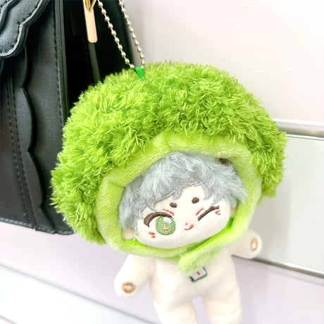 ぬい服　ぬいぐるみ用着ぐるみキャップ【ブロッコリー】10cm用【推し活グッズ】