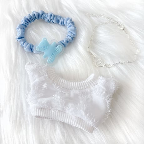 【ぬい服】ぬいぐるみ用スウェット & アクセサリーセット 【10~15cm用】