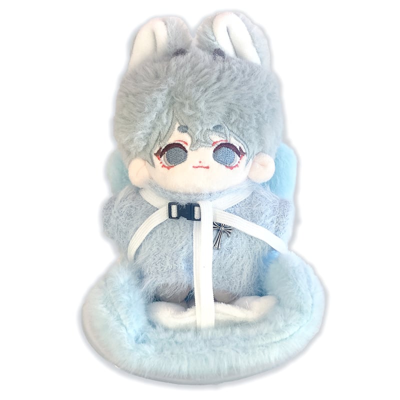 ぬいぐるみ服　ぬい服　16cm 15cm 着せ替え ぬいぐるみ服 水色 萌え ぬい活 推し活 推しぬい 綿人形