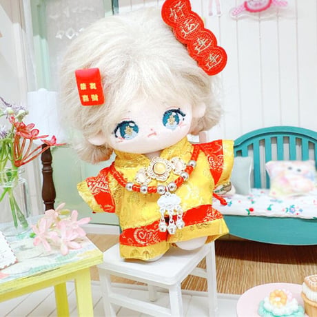 【ぬい服】ぬいぐるみ用チャイナ服 　10~15cm 用【推し活グッズ】