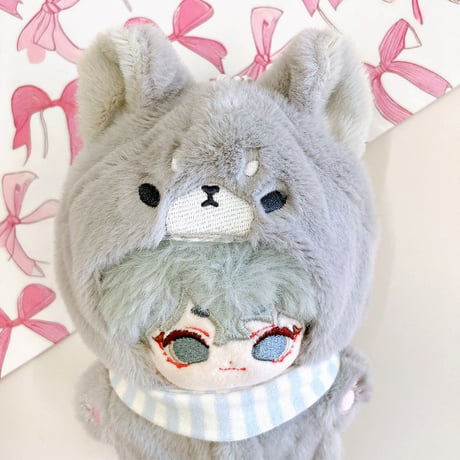 【ぬい服】ぬいぐるみ用スタイ付きアニマル着ぐるみ 10cm用【推し活グッズ】