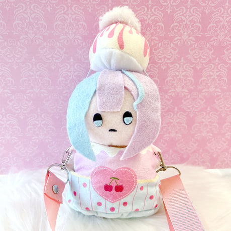 【ぬいバッグ】【ぬい服】ぬいぐるみ用ケーキ型バッグ【10~20cm用】【推し活グッズ】