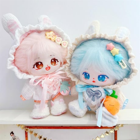 【ぬい服】ぬいぐるみ用うさ耳着ぐるみ・ うさ耳シューズ・バッグセット 【20cm 用】【推し活グッズ】