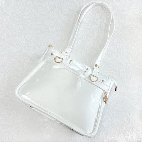 【呜咚小铺】レースアップサテン痛バッグ【推し活グッズ】