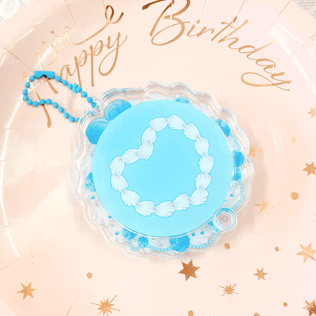 【G.triGerオリジナル 推し活グッズ】アクリル缶バッジケース(ケーキ)【58mm缶バッジ・アクスタ用】