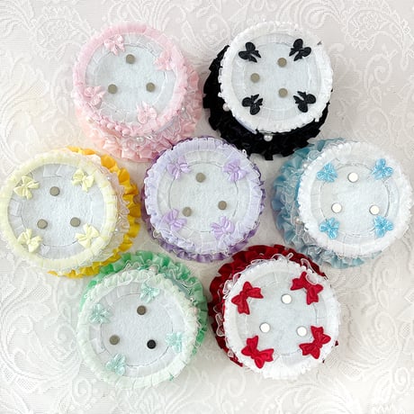 【G.triGerオリジナル 推し活グッズ】ホールケーキ型ロゼット【缶バッジ痛ロゼット】