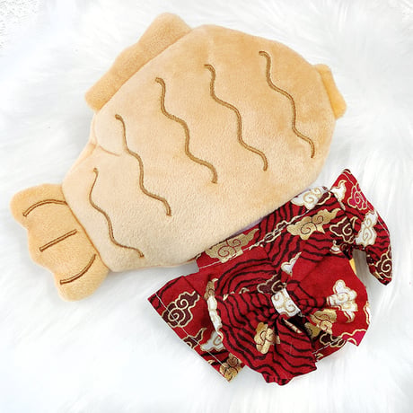 【ぬい服】ぬいぐるみ用着ぐるみキャップ 【たい焼き】15cm用【推し活グッズ】