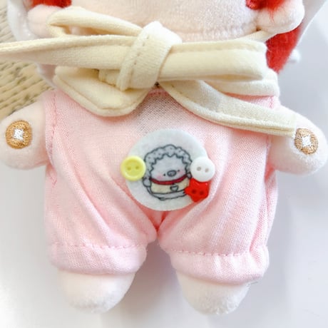 【ぬい服】ぬいぐるみ用フリル帽子&シャツセット【10cm用】【推し活グッズ】