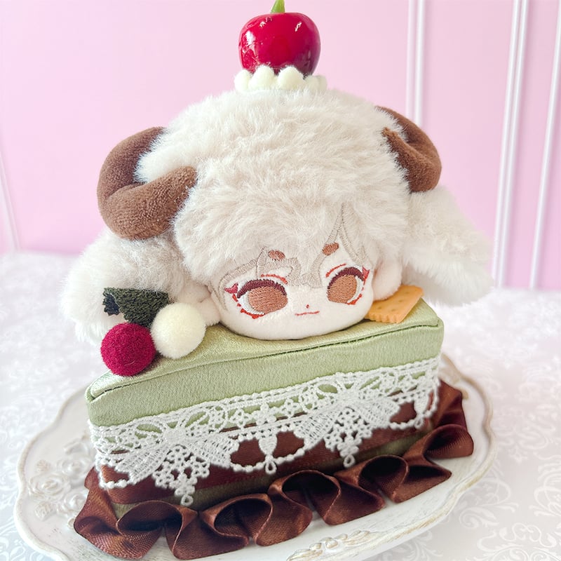 ぬい服 ショートケーキ型ぬいぐるみ用着ぐるみ 10cm用【推し活グッズ