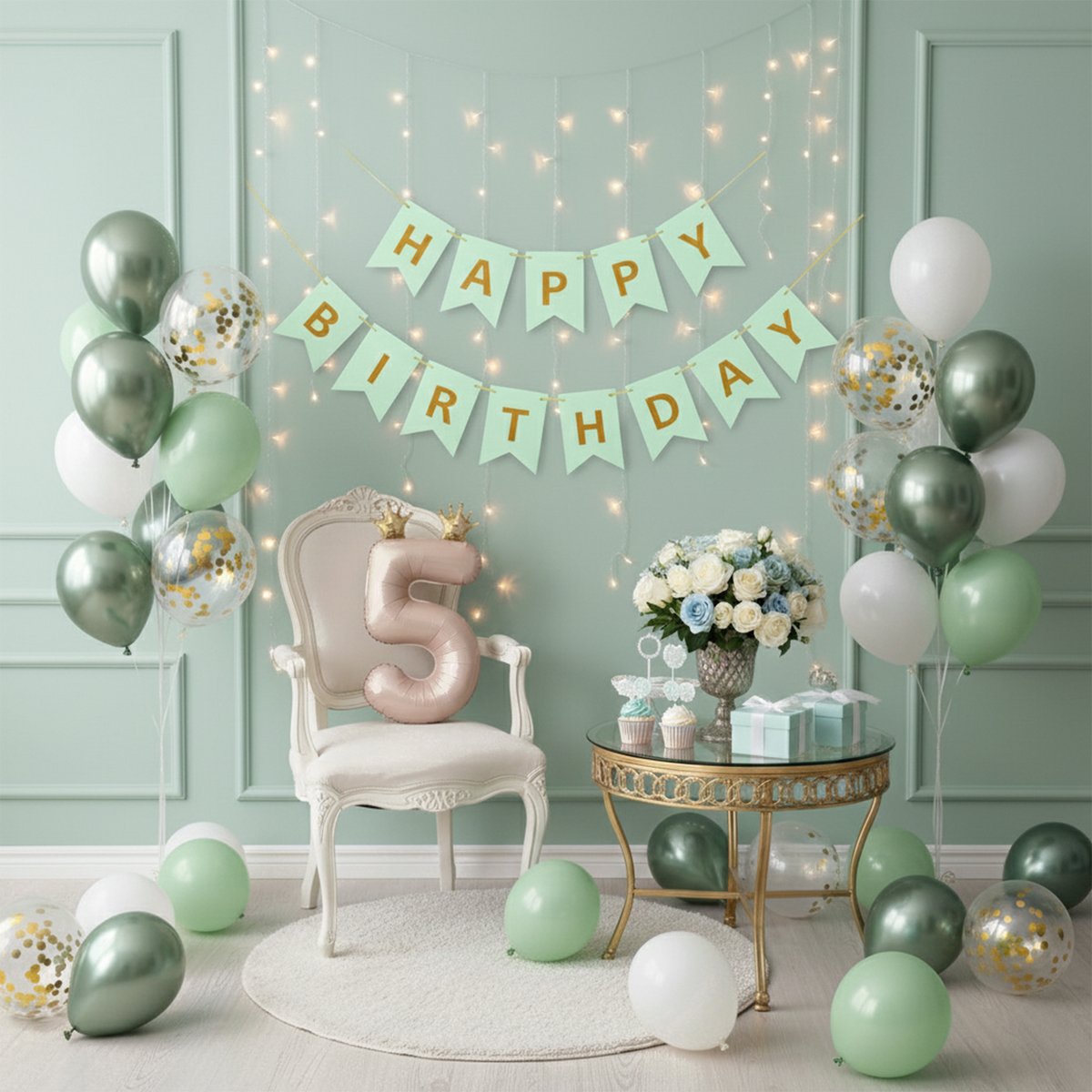 HAPPY BIRTHDAY 推しカラー ガーランド【生誕祭グッズ】 | G.triGer