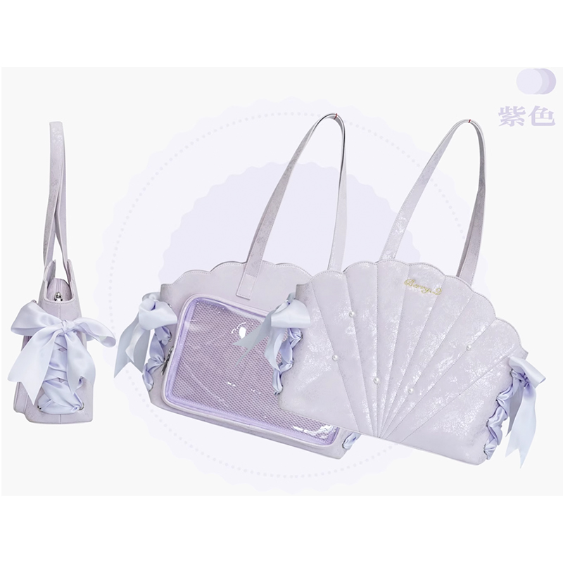 BerryQ】貝殻型サイドリボン痛バッグ | G.triGer