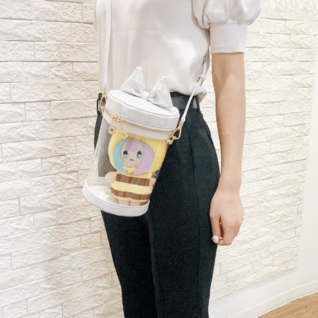 【G.triGerオリジナル】猫耳風リボン付きぬいバッグ【推し活グッズ】