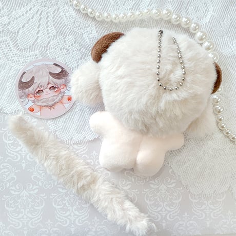 【MANCOTTON】10cm無属性ぬいぐるみ【ふわふわケモ耳】
