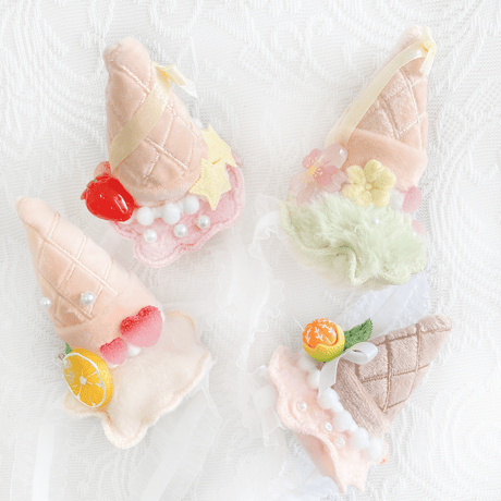 アイスクリーム型ヘッドバンド