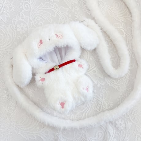 【ぬいバッグ】【ぬい服】ふわふわショルダーストラップ付き ぬいぐるみ用着ぐるみ【15cm 用】【推し活グッズ】