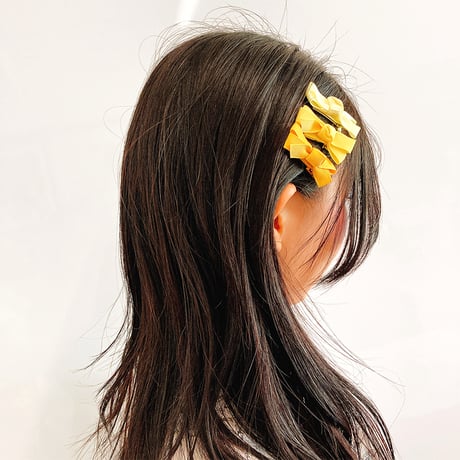 ミニリボンクリップ3色セット【推し活グッズ・ヘアメ・参戦ヘア・地雷系・量産型】