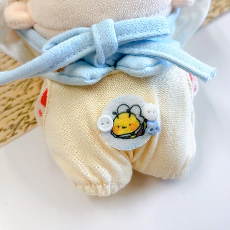 【ぬい服】ぬいぐるみ用フリル帽子&シャツセット【10cm用】【推し活グッズ】