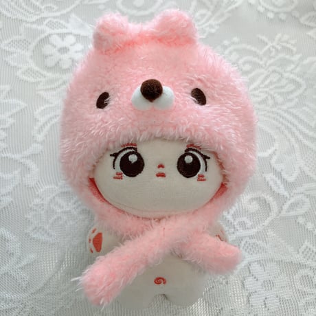 【ぬい服】ぬいぐるみ用着ぐるみキャップ 【くま、うさぎ、ペンギン、ひよこ】10cm用 帽子【推し活グッズ】