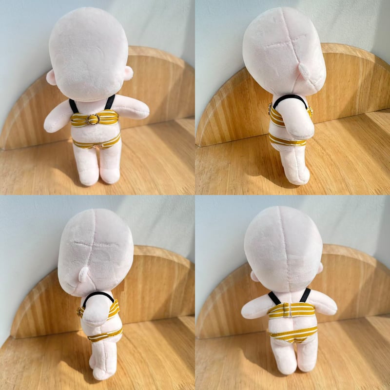 ぬい服】 ぬいぐるみ用 ストライプ柄 マイクロビキニ ぬい服 水着