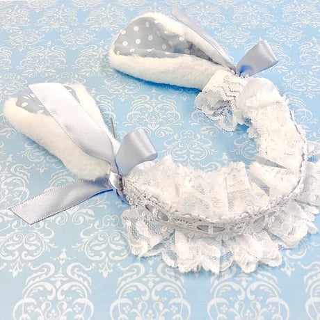ぬいぐるみ用うさ耳カチューシャ(15~20cm用)
