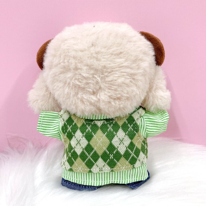 ぬい服　Tシャツ&パンツセット ぬい服】ハートTシャツ&パンツ&ネックレスセット 10cm用 | G.triGer