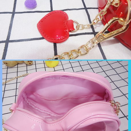ハート型ぬいぐるみ痛バッグ【推し活グッズ】