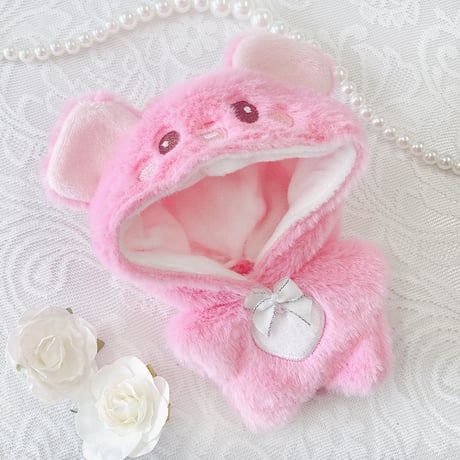 【ぬい服】ぬいぐるみ用刺繍入りアニマル着ぐるみ  10cm 用【推し活グッズ】