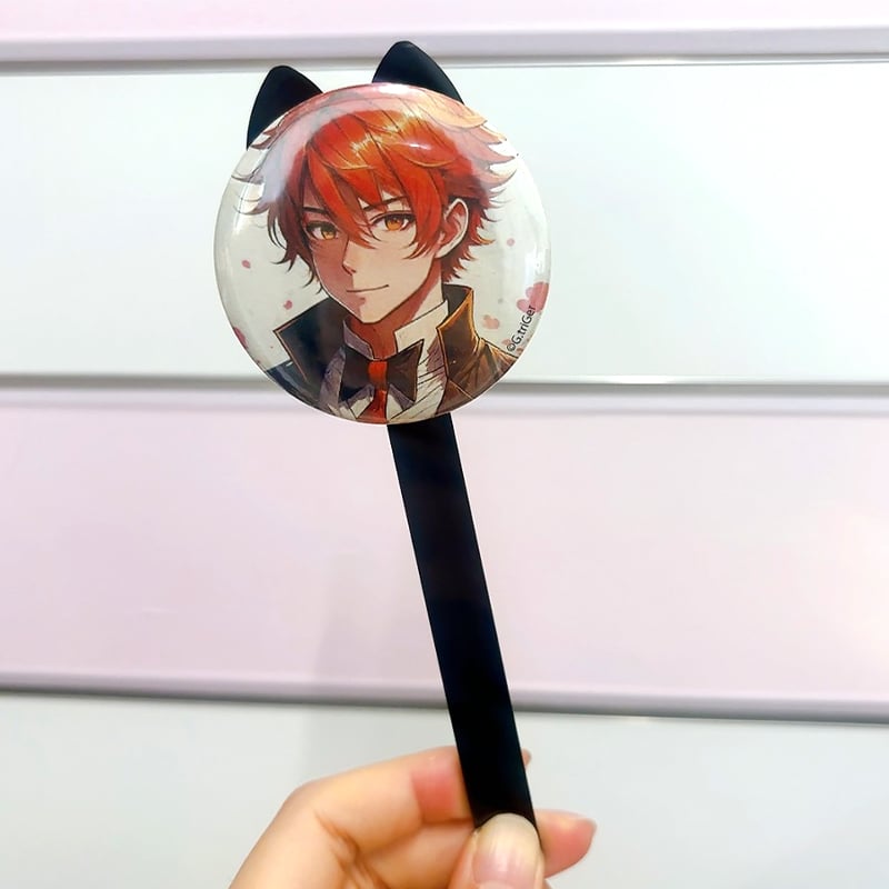 推し活グッズ】マグネット付き缶バッジ用スティック【缶バッジ 痛