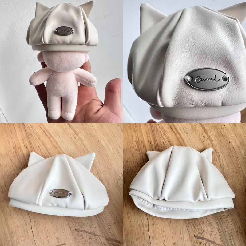 10cmぬいぐるみ用 猫耳帽子 クラシックハット 着せ替え アクセサリー