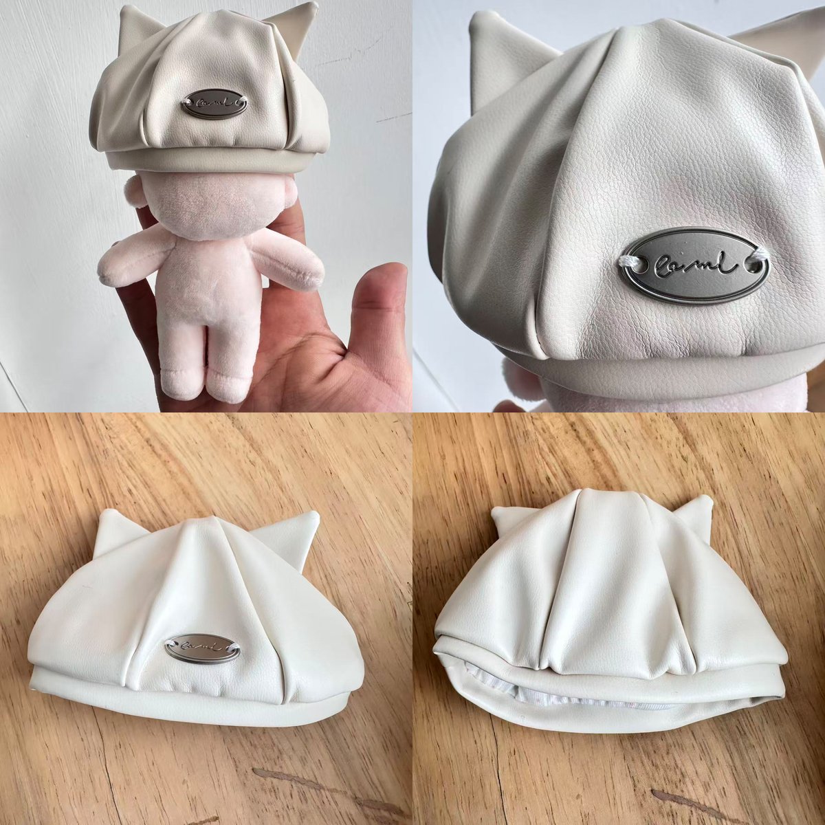 10cmぬいぐるみ用 猫耳帽子 クラシックハット 着せ替え アクセサリー