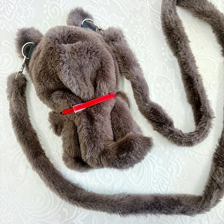 【ぬいバッグ】【ぬい服】ふわふわショルダーストラップ付き ぬいぐるみ用着ぐるみ【15cm 用】【推し活グッズ】