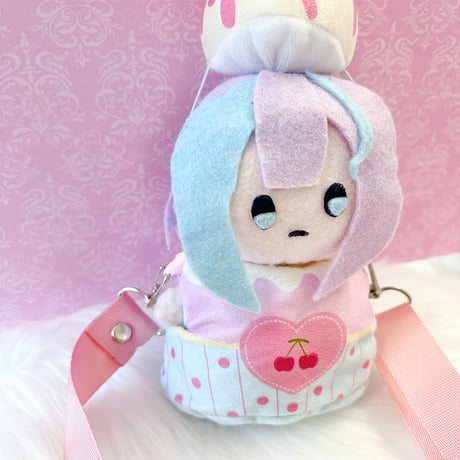 【ぬいバッグ】【ぬい服】ぬいぐるみ用ケーキ型バッグ【10~20cm用】【推し活グッズ】