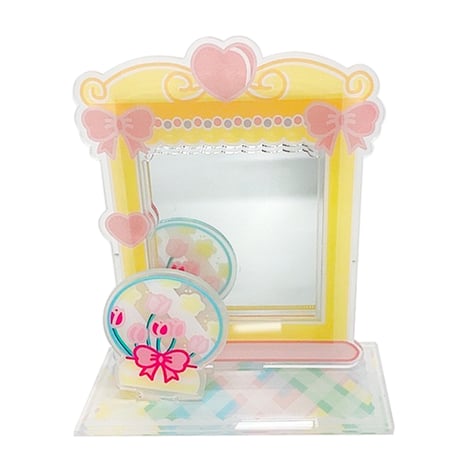 推し活グッズ ミラー付きアクリルスタンド