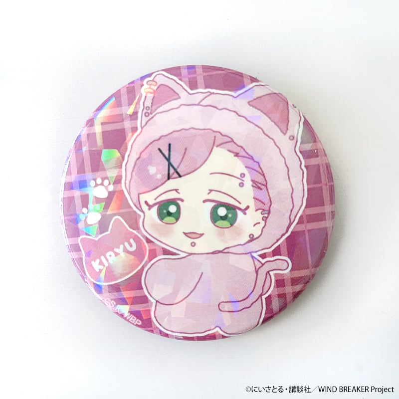 WINDBREAKER ウィンブレ ホログラム缶バッジ カフェ 桜 WIND BREAKER ウィンブレ 桜遥 カフェ ホログラム缶バッジ