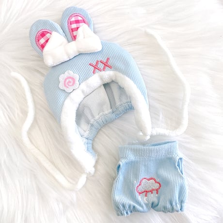 【ぬい服】着ぐるみキャップ&服セット【10cm用】【推し活グッズ】