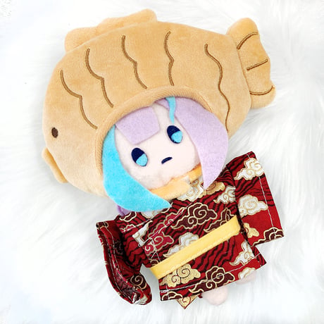 【ぬい服】ぬいぐるみ用着ぐるみキャップ 【たい焼き】15cm用【推し活グッズ】