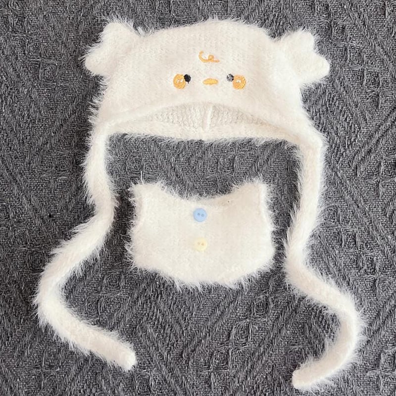 ぬい服 ぬいぐるみニット帽&着ぐるみセット 10cm用【推し活