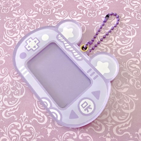 推し活グッズ ゲーム機型アクリルフレームキーホルダー