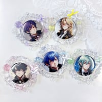 【推し活グッズ】キラキラ硬質ロゼット【缶バッジ 痛ロゼット】