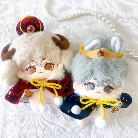 【ぬい服】王冠&マントセット　10~15cm用【推し活グッズ】