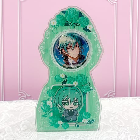 【G.triGerオリジナル 推し活グッズ】 アクリルフレーム【アンティーク時計】 缶バッジ・アクスタ用