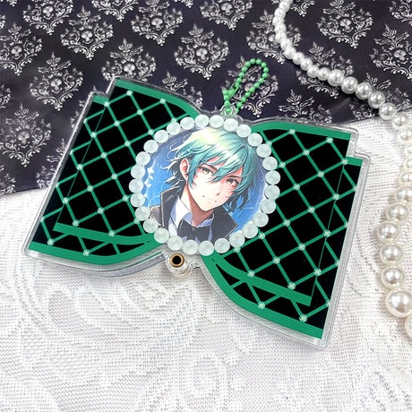 【G.triGerオリジナル 推し活グッズ】アクリル缶バッジケース【リボン】58mm缶バッジ・アクスタ用