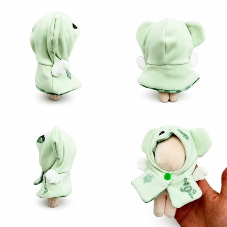 【天使の休息】アニマル・ミニポンチョ｜10cm ぬい服