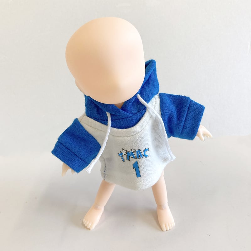 ぬい服】バスケビブス風パーカー 細身のぬいぐるみ・ドール用 | G.triGer