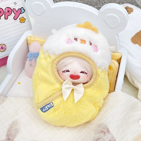【ぬい服】 ぬいぐるみ用おくるみ【猫・ひよこ・うさぎ】10cm 用【推し活グッズ】