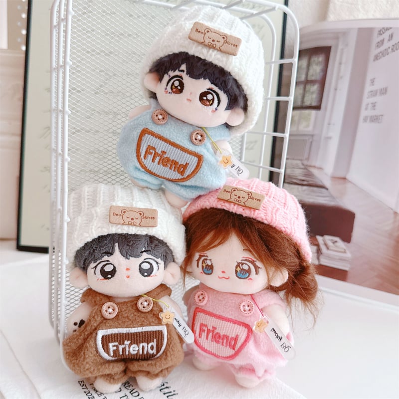 はぴぬい服 TJサイズいちごピンクサロペットのセットNo.111-1