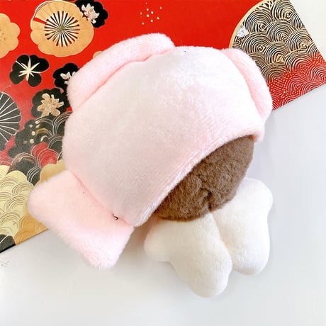 【ぬい服】ぬいぐるみ用着ぐるみキャップ 【たい焼き】10cm用【推し活グッズ】