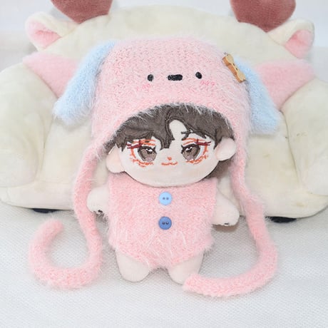 ぬい服　ぬいぐるみニット帽&着ぐるみセット　10cm用【推し活グッズ】