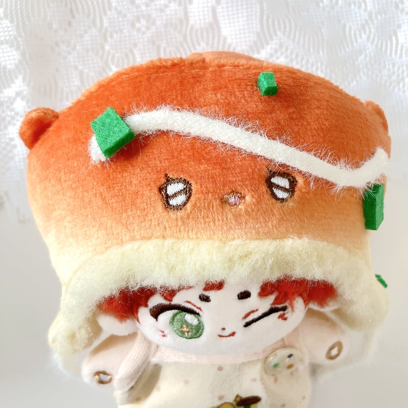 10cmぬい用 たこ焼き・メロン衣装(着ぐるみキャップ&トップス&パンツ